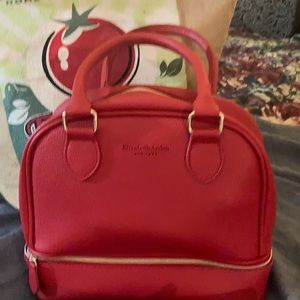 Dynamic Apple Red tote purse strap